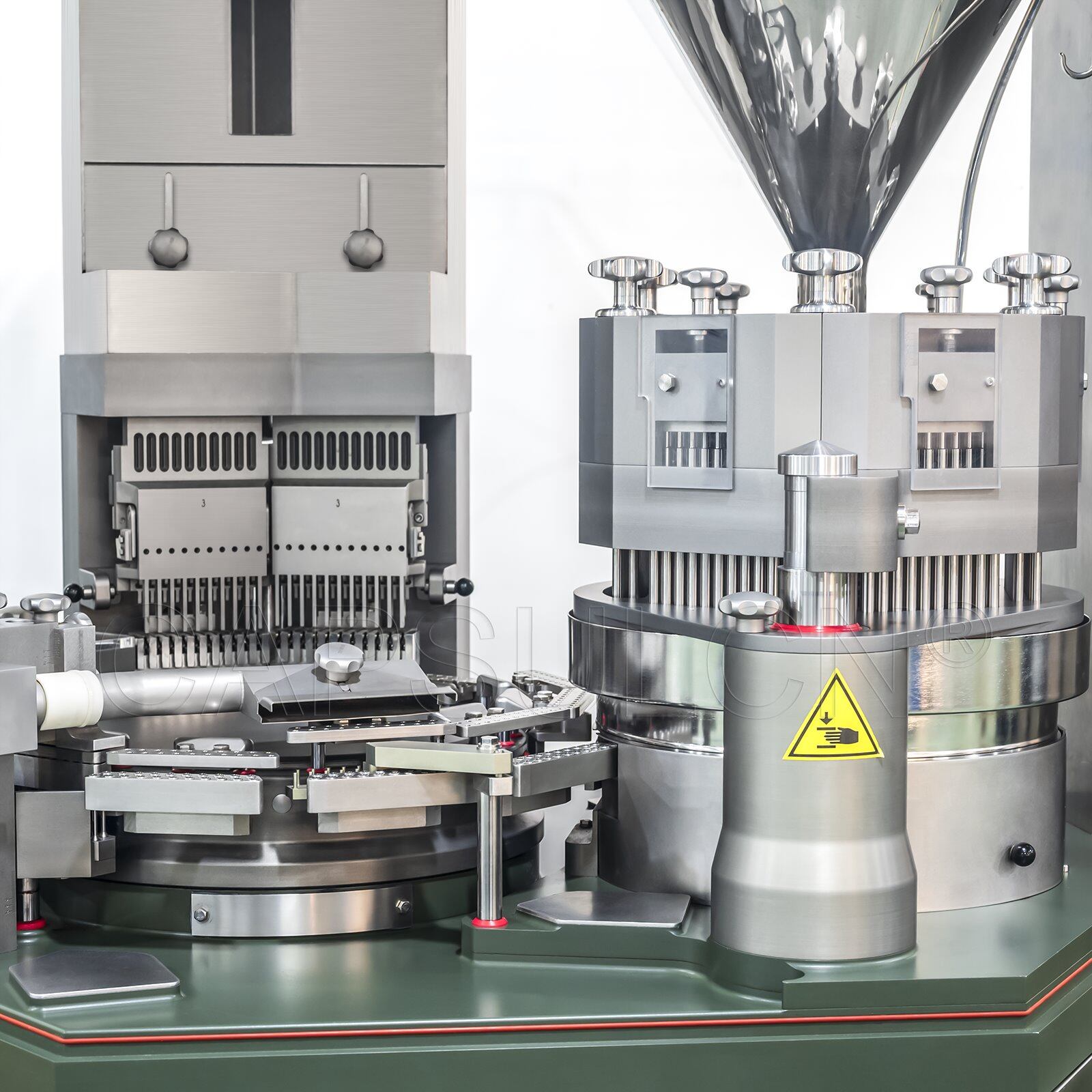 Tamping pin filling machine